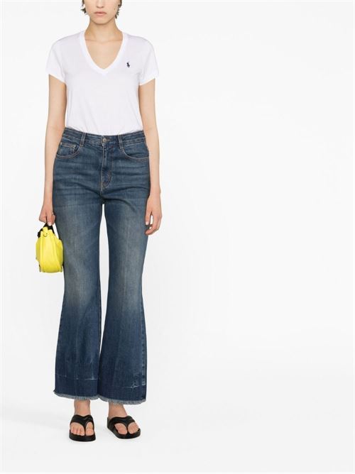 T-shirt donna scollo a v POLO RALPH LAUREN | 211902403001